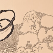 Meltem Sırtıkara, The staircase is a circle, exhibition view. Courtesy of Pg Art Gallery