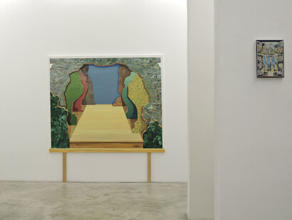 Gloria Martín Montaño, Retablo, exhibition view. Courtesy of Galería silvestre