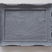 Hans Op de Beeck, Mountainscape, 2024. Mit freundlicher genehmigung der Galerie Krinzinger