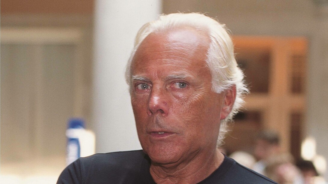 Giorgio Armani nel 1997