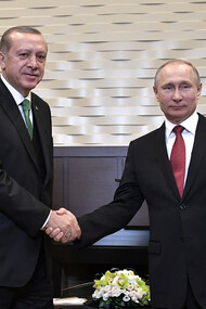 Vladimir Putin met with President of Turkey Recep Tayyip Erdogan in Sochi to discuss bilateral relations and current issues on the international agenda, 2017