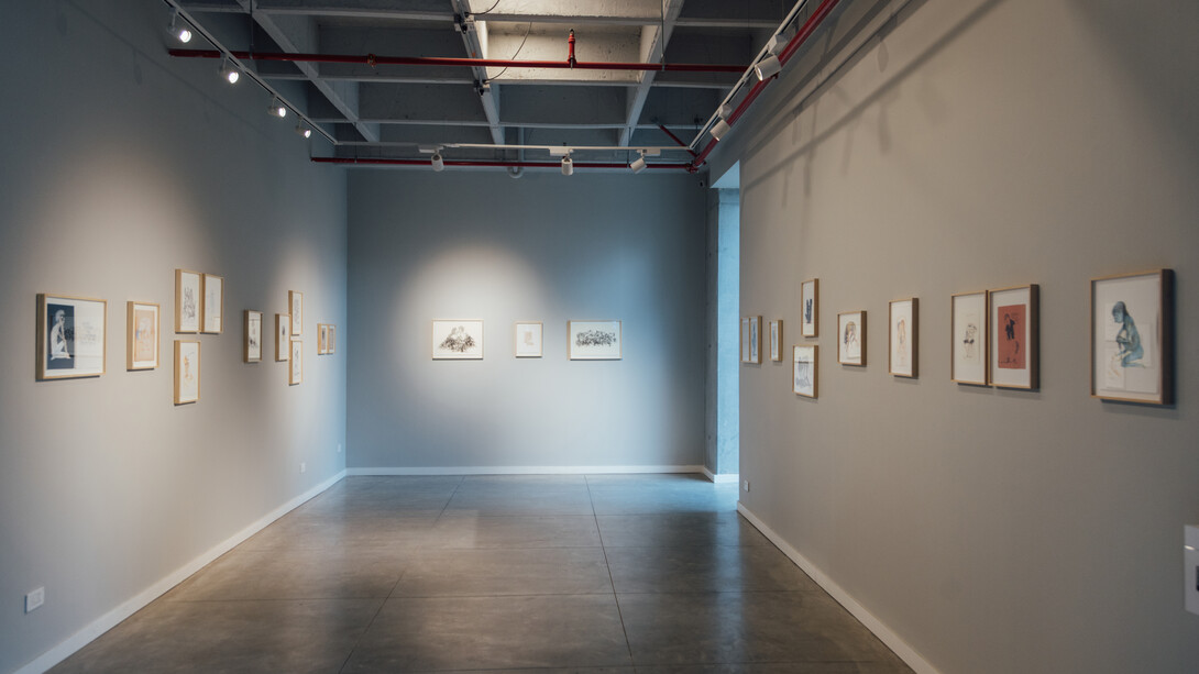 Kevin Mancera, Todo esto será un desierto, vista de exhibición. Cortesía de la Galería Policroma