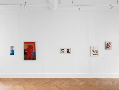 Alékos Fassianós, exhibition view. Courtesy of Galerie Derouillon