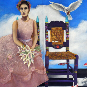 Judithe Hernández, In my dreams I am a bride (En mis sueños soy una novia) (detail), 2019. Courtesy of Craig Krull Gallery