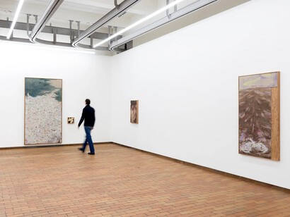 Mads Hilbert, Jordkammerater (Dirt comrades), exhibition view. Courtesy of V1 Gallery