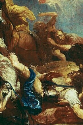 "La conversión de San Pablo camino a Damasco", Bertholet Flemalle, sin fecha