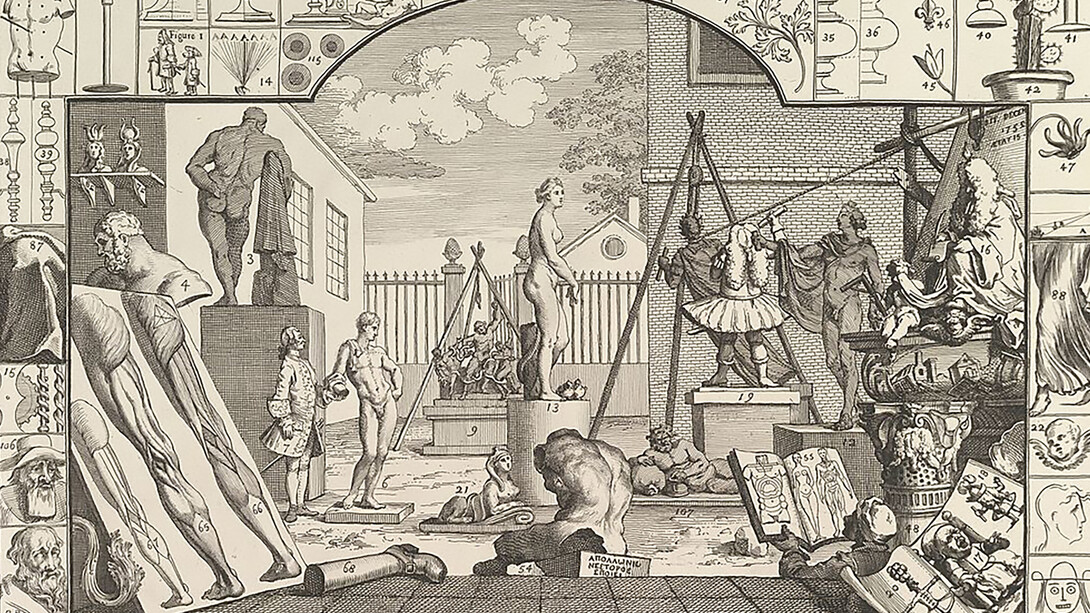 The Analysis of Beauty, Plate 1 (1753) by William Hogarth, is part of his exploration into the principles of artistic beauty. This particular plate is housed at the Metropolitan Museum of Art, New York, United States