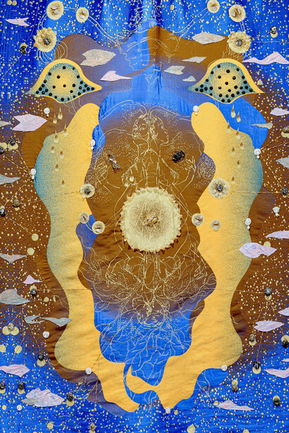 Marie-Claire Messouma, Manlanbien, cure and care (detail), 2024. Courtesy of Gasworks Gallery