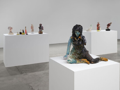 Cynthia Lahti, Trouble, exhibition view. Courtesy of James Fuentes Gallery