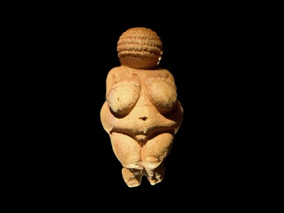 The Venus of Willendorf is a limestone statuette likely carved between 24,000 and 22,000 years ago, in the Upper Paleolithic