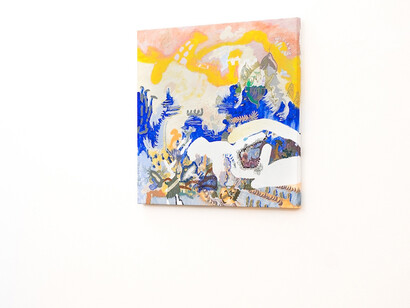 Victoria Stoian, Cel mai iubit dintre pămȃnteni (The most beloved of earthlings), exhibition view. Courtesy of Simóndi Gallery