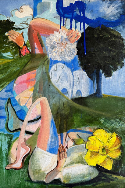 Catherine Lette, We all fall down (detail), 2025. Courtesy of Charlie Smith London