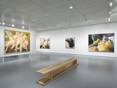 Joan Semmel, In the flesh, exhibition view. Courtesy of the Jewish Museum