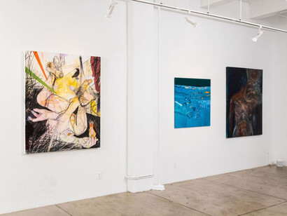 Various artists, Echoes and edges, exhibition view. Courtesy of Montague Contemporary