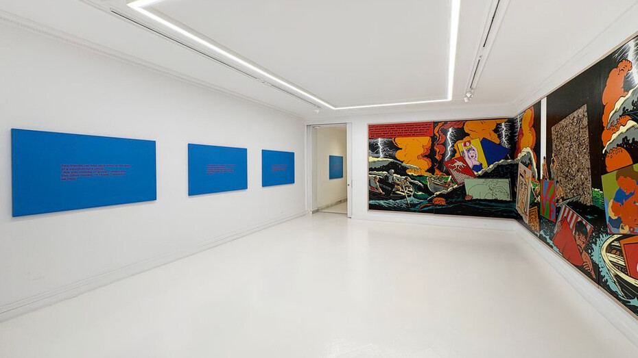 Álvaro Barrios, The multiplication of paintings, exhibition view. Courtesy of Fernando Pradilla Gallery