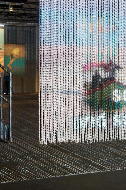 Stephanie Comilang, Coordinates at dawn, exhibition view. Courtesy of SCHIRN