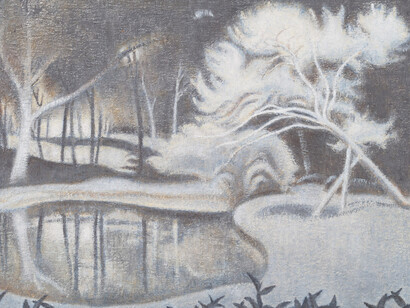 Ron Milewicz, Apple and oak (detail), 2025. Courtesy of Bookstein Projects