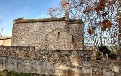 Fotografía Oscar Farrerons. Iglesia de Santa Maria de Gallecs, Barcelona, España