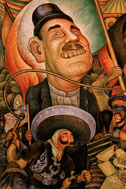 Diego Rivera, Carnaval de la vida mexicana (detalle), 1936