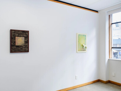 Steph Arrowsmith, The day is waiting for you, exhibition view. Courtesy of Jhana Millers Gallery