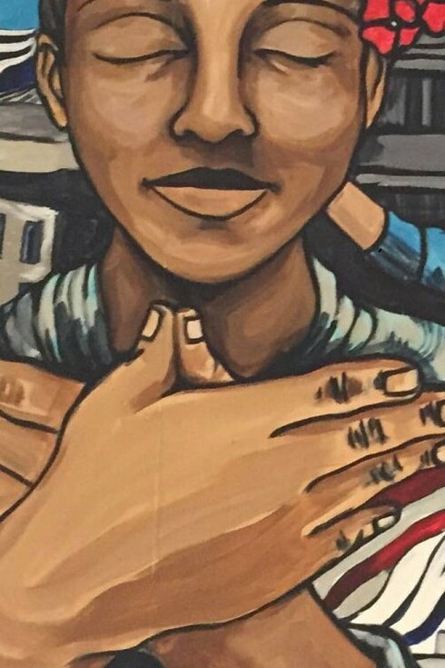 Proyecto de mural temático acerca de la inmigración en el Monumento Nacional de Ellis Island, Estados Unidos