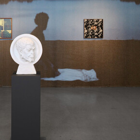 Salad Hilowle, När morgonstjärnan brinner, exhibition view. Courtesy of Cecilia Hillström Gallery