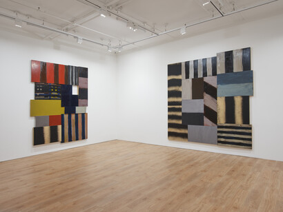 Sean Scully, Tower, exhibition view. Courtesy of Lisson Gallery