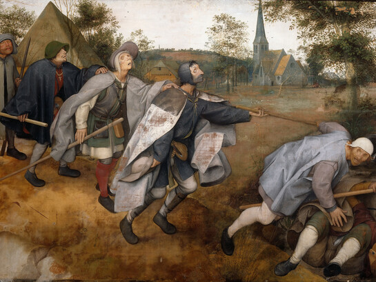 Pieter Brueghel, La parábola de los ciegos (1568)