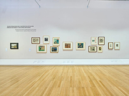 Edvard Munch, Angst, exhibition view. Courtesy of Kunstsammlungen Chemnitz