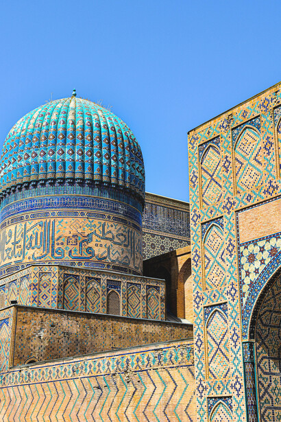 Samarkand, Uzbekistan – The Bibi-Khanym Mosque, once one of the largest and most magnificent mosques of the Islamic world