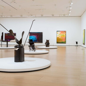 Helen Frankenthaler, Pintura sin reglas, vista de exhibición. Cortesía del Museo Guggenheim Bilbao