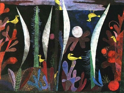 Landscape with Yellow Birds (1923) by Paul Klee