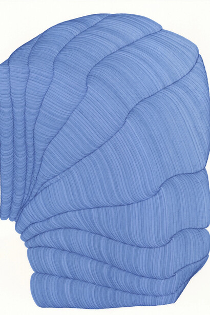 Dana Piazza, Lines 319 (detail), 2025. Courtesy of Kathryn Markel Fine Arts