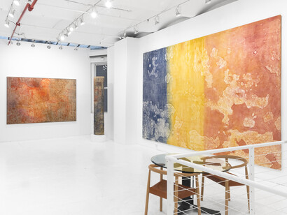 Sari Dienes, Night eyes, exhibition view. Courtesy of Eric Firestone Gallery