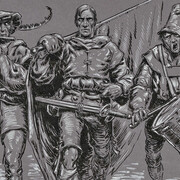 Fritz Dürnberger, Der schwägler, fähnrich u. trommler der gasteiner. Courtesy of DomQuartier Museum