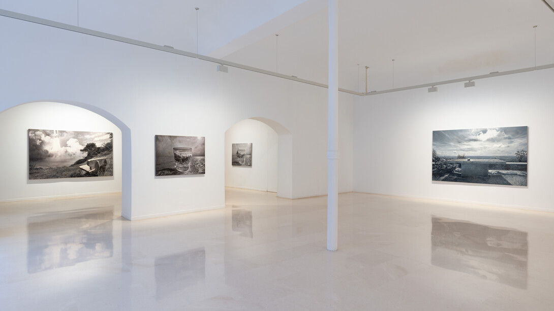 Christoph Steinmeyer, En cada comienzo habita un fin, vista de exhibición. Cortesía de Galeria Pelaires