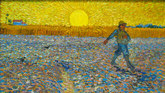Vincent Van Gogh, El sembrador (1888). ¿Cómo alguien lograría elegir un camino sin haber tenido tiempo y permiso para explorar lo que le conmueve? ¿Cómo podría reconocer la propia vocación si antes no se le ha permitido cultivar el asombro capaz de originarla?