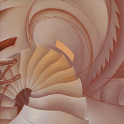 Charlotte Edey, Scarlet turn (detail), 2025. Courtesy of James Cohan Gallery