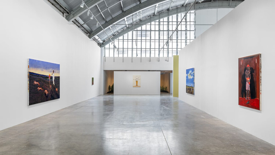 Antonio Obá, Nascimento, exhibition view. Courtesy of Mendes Wood DM