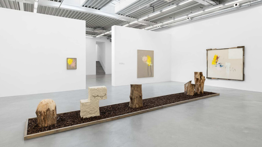 Jenny Brosinski, In my cloud (no birds), exhibition view. Courtesy of Almine Rech Gallery