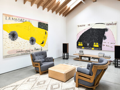 Gabrielle Graessle, True romance, exhibition view. Courtesy of Simchowitz Gallery