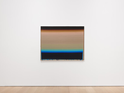 Wang Guangle, Duo color, exhibition view. Courtesy of Pace Gallery