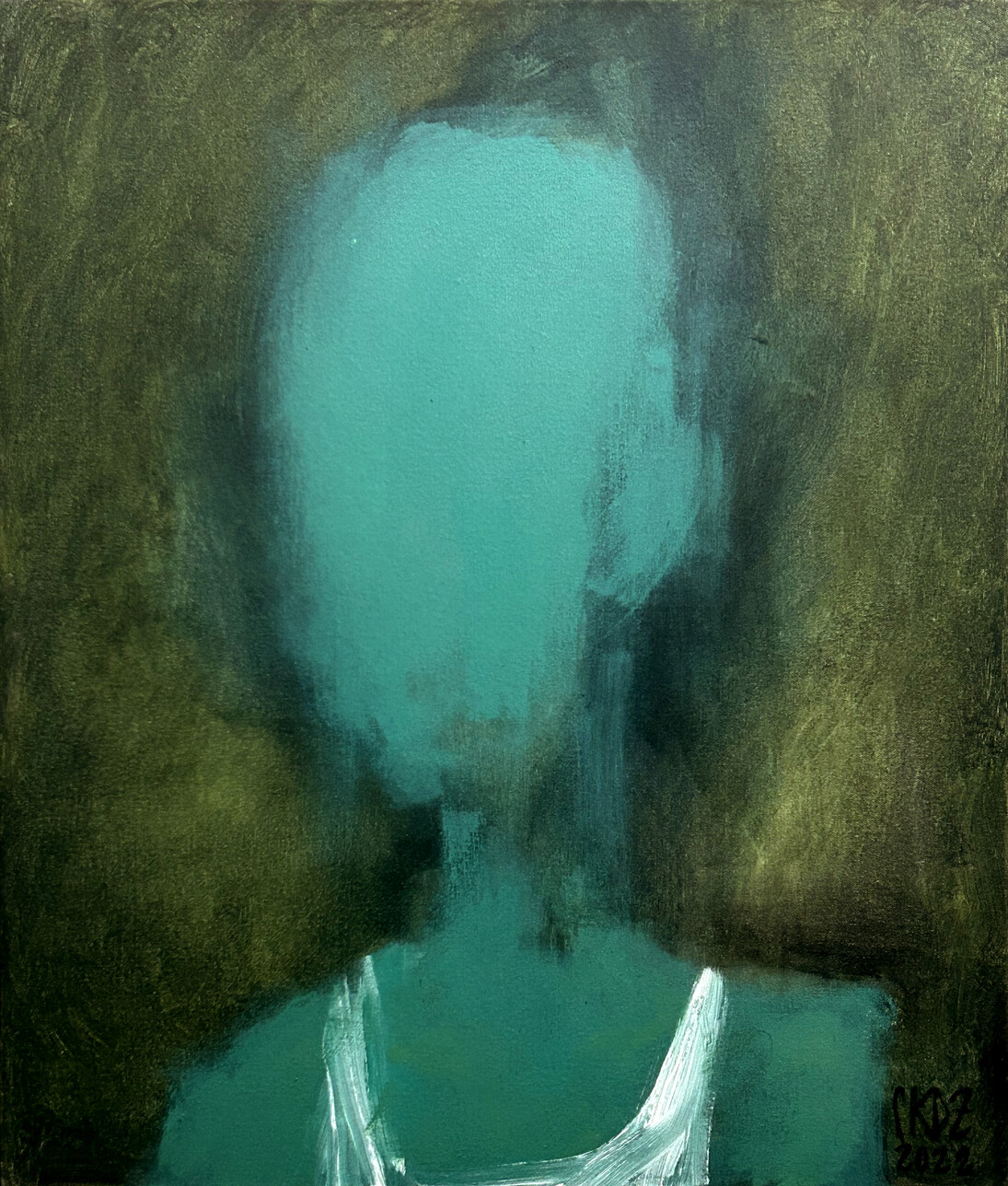 Kristian David, INM anonymous green, 2022. Courtesy of Kristian David