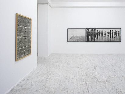 Klaus Rinke, Prototype – Photographs from the seventies, veduta della mostra. Cortesia di Thomas Brambilla