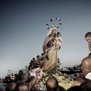 Mattia Insolera, Procession of La Virgen del Carme, protector of the seamen, Ceuta, Spain 2010, Fine-art print on Hahnemühle German paper hetching 310 gr, 60 × 90 cm, ed. 10, courtesy of the artist
