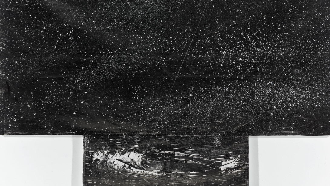 Anselm Kiefer, The starry sky above me and the moral law within me (detail), 1997. 
Mit freundlicher genehmigung des Albertina Museums