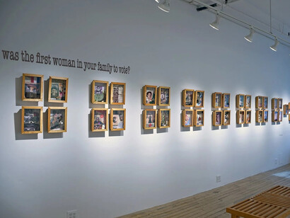 Various artists, Women leading the way, exhibition view. Courtesy of Carter Burden Gallery