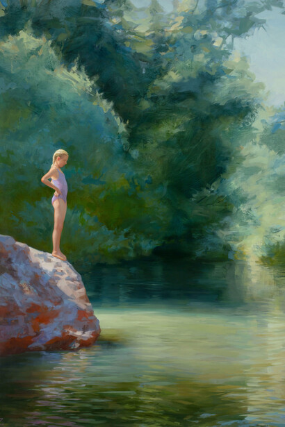Elizabeth Zanzinger, The leap, 2025. Courtesy of Gallery 1261