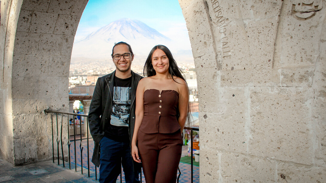 Estefanía y Julián viajaron a Arequipa con el objetivo de cristalizar sus sueños de crecimiento académico y personal