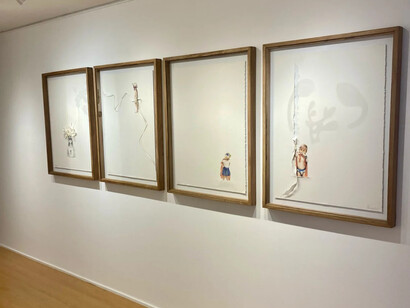 Various artists, The breath of time, exhibition view. Courtesy of Beatriz Esguerra Art